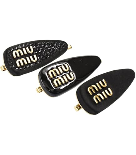 Amazon.co.jp: [ミュウミュウ] ヘアクリップ レディース メタルヘア